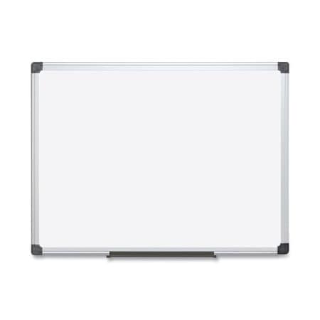 Bi-Silque MasterVisi, Value Lacquered Steel Magnetic Dry Erase Board, 18 X 24, White, Aluminum MA0207170